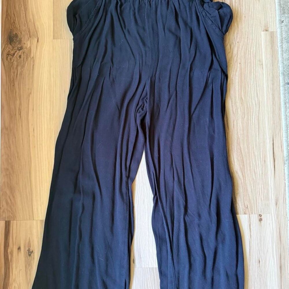 Sienna-sky Women's Black and Navy Trousers